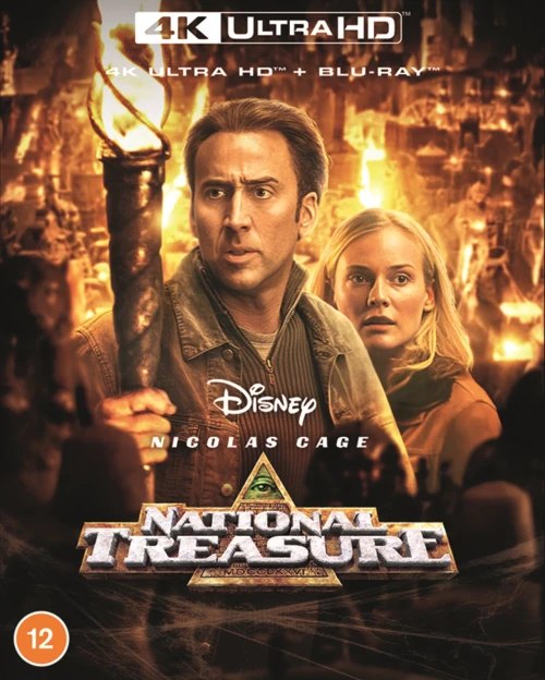(PRE-ORDER) National Treasure (4K UHD + Blu-ray) (Region Free/B*) (WALT DISNEY) *See Notes