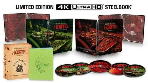 Hostel: Parts I & II (LE 4K UHD Steelbook w/ Rigid Slip) (SHOUT)