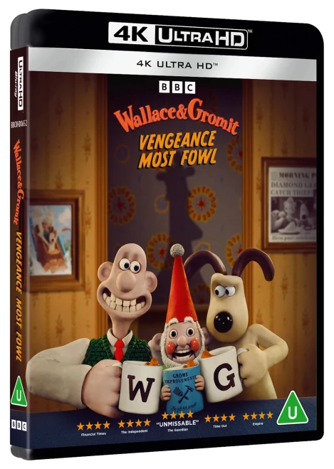 (PRE-ORDER) Wallace & Gromit: Vengeance Most Fowl (4K UHD) (Region Free) (BBC)