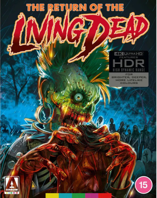 The Return of the Living Dead (LE 4K UHD w/ Slip) (Region Free/B) (ARROW UK) *IMPERFECT*