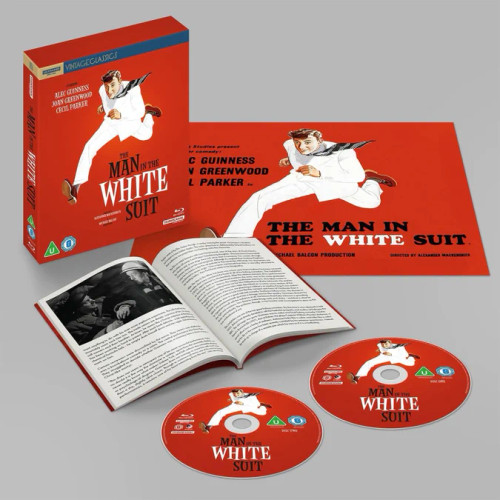 The Man in the White Suit (LE Collector's Edition 4K UHD + Blu-ray) (Region Free/B) (STUDIO CANAL) *See Note The Man in the White Suit (LE Collector's Edition 4K UHD + Blu-ray) (Region Free/B) (STUDIO CANAL) *See Note