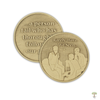 Alcoholics Anonymous AA Man on a Bed Affirmation Coin - Antique Bronze Sobriety Medallion