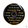 Tri-Plate Purple AA Medallion