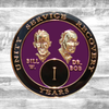 AA Founders Bill & Bob Anniversary Coin Medallion | Purple