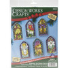 Design Works Stained Glass Plastic Canvas Ornament Kit