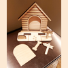 Customizable Dog House Photo Frame - Laser Art