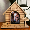 Customizable Dog House Photo Frame - Laser Art