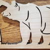 Bear Landscape Laser Cut Wall Art