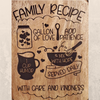 Family Recipe Cutting Board ~ Laser Engraved