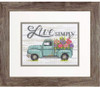 Dimensions Live Simply Flower Tuck Counted Cross Stitch Kit