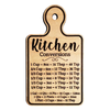 Cutting Board Conversion Magnet: Laser Engraved Kitchen Refrigerator Magnet