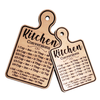 Cutting Board Conversion Magnet: Laser Engraved Kitchen Refrigerator Magnet