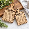 Cutting Board Conversion Magnet: Laser Engraved Kitchen Refrigerator Magnet