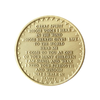 Alcoholics Anonymous AA The Healing Spirit Affirmation Coin - Antique Bronze Sobriety Medallion