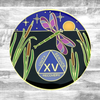 AA Dragonfly Sobriety Anniversary Coin