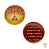 Alcoholics Anonymous (AA) Anniversary Coin – "I Stood In The Sunlight" Sobriety Medallion