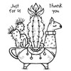 Woodware Clear Stamps - Llama Planter