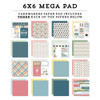 Echo Park Double-Sided Mega Paper Pad 6"X6" 48/Pkg - New Day