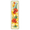 Vervaco Counted Cross Stitch Bookmark Kit 2.4"X8" 2/Pkg | Flowers