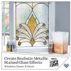 Plaid Gallery Glass Paint 2oz | Metallic Platinum