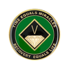 Narcotics Anonymous (NA) Coin – Green & Black Sobriety Medallion Gift