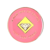 Narcotics Anonymous Pink & Cream Anniversary Coin