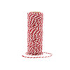 Craft Perfect Striped Bakers Twine | Chilli Red