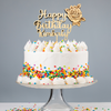 Happy Birthday Personalized Wooden Cake Topper | Rose