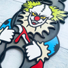 BOO Scary Clown Halloween Sign - Creepy Halloween Wall Art