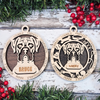 Personalized Laser Engraved Dog Ornament | Boxer