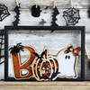 BOO Cute Halloween Shelf Sitter Set - Halloween Home Decor