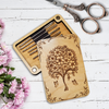 Magnetic Needle Minder Storage Case - Floral Tree