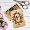 Needle Minder Storage Case - Floral Monogram