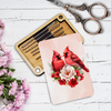 Magnetic Needle Minder Storage Case - Floral Cardinals