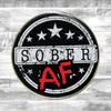 Sober AF Affirmation Coin