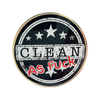 Clean As Fuck Affirmation Coin