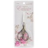 Sullivans Gunmetal & Gold Teardrop Heirloom Embroidery Scissors 4.25"