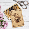 Magnetic Needle Minder Storage Case - Honeycomb Bee