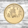Alcoholics Anonymous AA A New Beginning Affirmation Coin - Antique Bronze Sobriety Medallion
