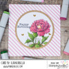 Stamping Bella Rubber Stamp | Tiny Townie Wonderland Peony