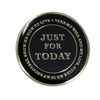 NA Clean Time Fuchsia Crystal Coin Medallion
