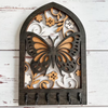 Key Holder Wall Plaque | Butterfly