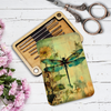 Magnetic Needle Minder Storage Case - Blue/Green Dragonfly