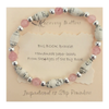 AA Big Book Natural Beads Sobriety Bracelet
