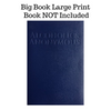 AA Genuine Camo Leather Big Book & 12n12 Double Book Cover | LARGE Print - Medallion Holder