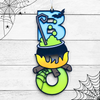 BOO Cauldron Halloween Sign - Witchy Home Decor