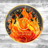 Alcoholics Anonymous Anniversary Coin – Flame Sobriety Medallion