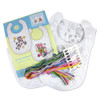Design Works Nursery Rhymes Stamped Cross Stitch Bibs Kit