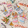 Bucilla Felt Applique Ornaments Kit 6/Pkg | Easter Bonnet Parade