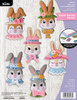 Bucilla Easter Bonnet Parade Felt Applique Ornaments Kit 6/Pkg